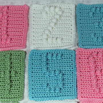 Numbers and Symbols for Baby Blanket
