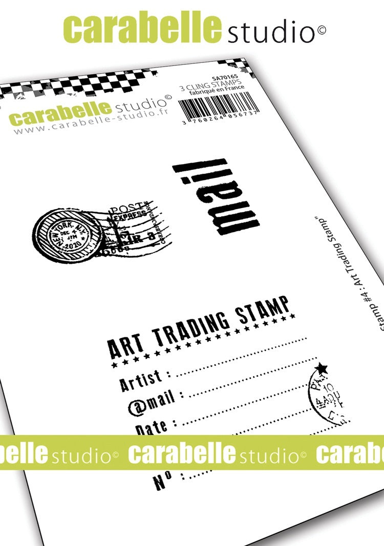 Carabelle Studio Cling Stamp A7 - My Stamp #4: Art Trading Stamp