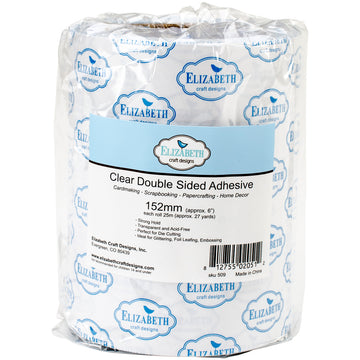 Elizabeth Craft Designs Elizabeth Craft Clear Double-Sided Adhesive Tape - 6"X27yd