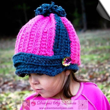 Crochet Newsboy Apple Jack Hat Pattern Designer