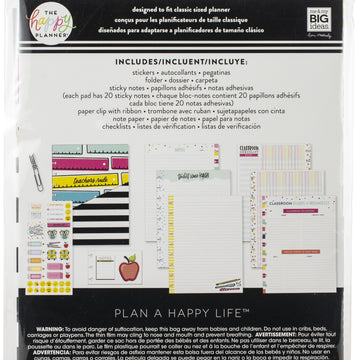 Happy Planner Medium Accessories 125/Pkg - Teacher