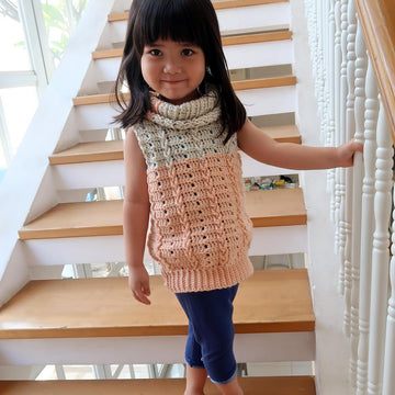 Kiddie Victorian Easy Cowl Sweater