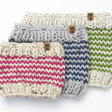 Pinstripe Cowl Scarf Toddler Children Women Chunky Stripes