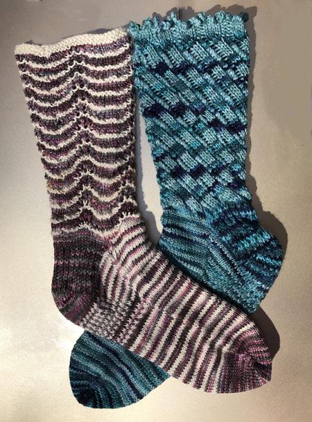 Victoria's Garland Socks