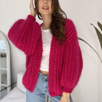 Chunky Mohair Cardigan