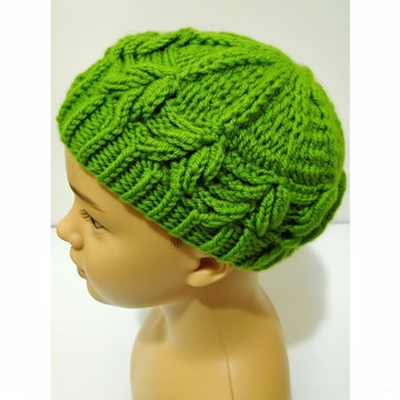Crochet Braided Hat PDF Pattern + Video Tutorial