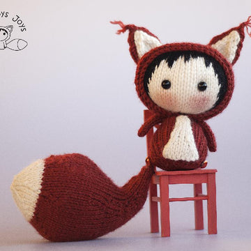 Big Tanoshi Squirrel Doll with removable tail