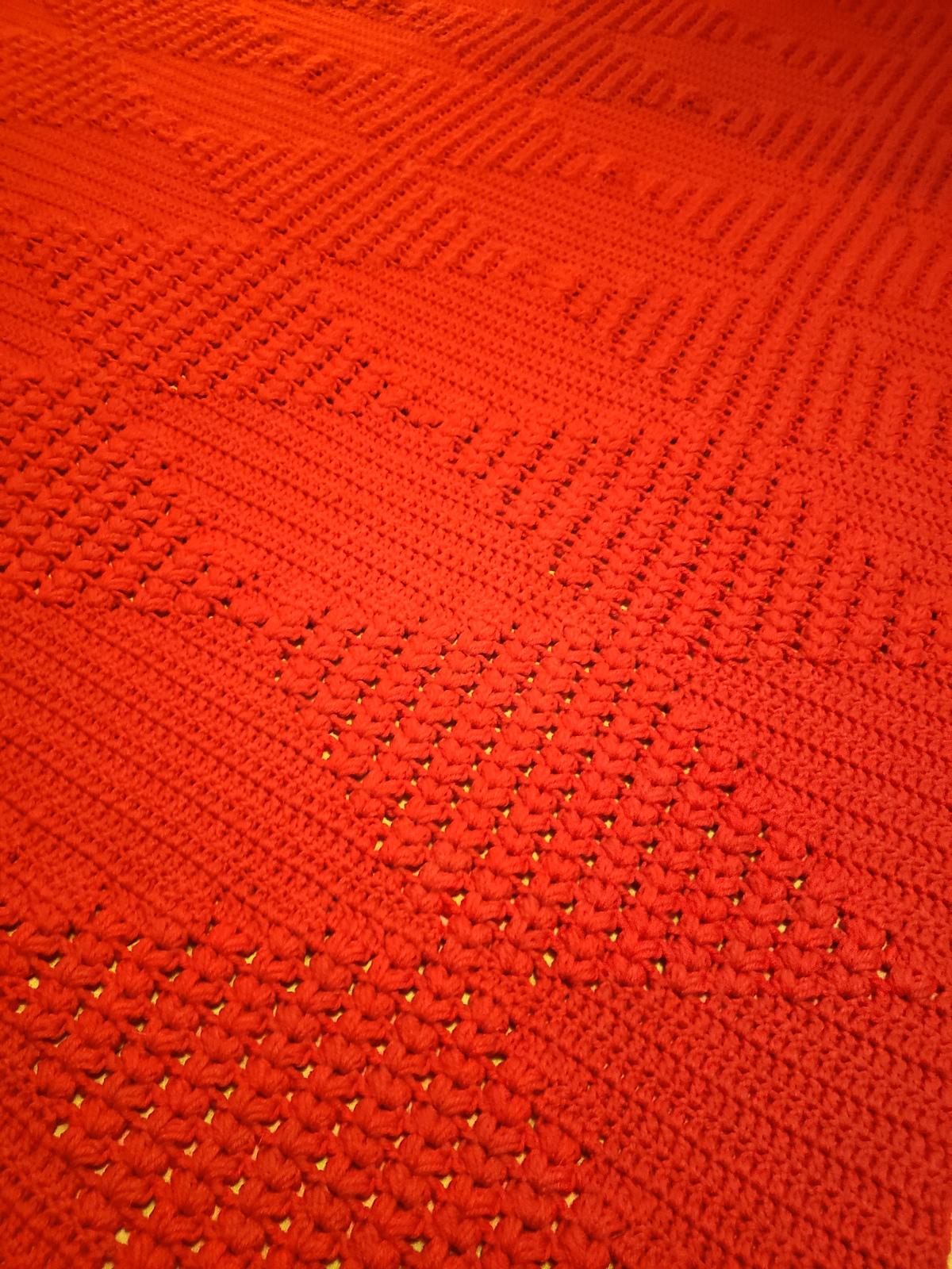 Red Diamonds Afghan
