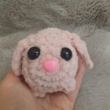Crochet fluffy bunny
