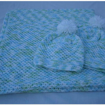 Funny Print Baby Hat Blanket.