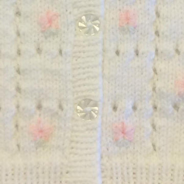 Windowpane Flowers Cardigan