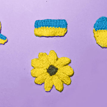 Stand By Ukraine Brooch / Badge