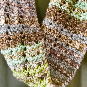 Ava Lace Infinity Scarf in King Cole Drifter DK
