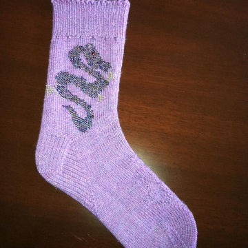 Purple Dragon Socks