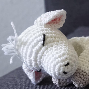 Amigurumi Häkelanleitung Schnuffeltuch Schaf