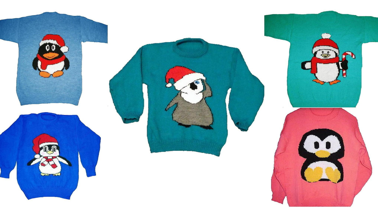5 x Penguin Plus Size Jumper / Sweater