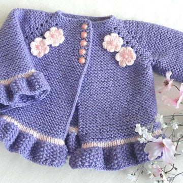 Knitting PATTERN Baby Girl Clothes Baby Cardigan Baby Pants