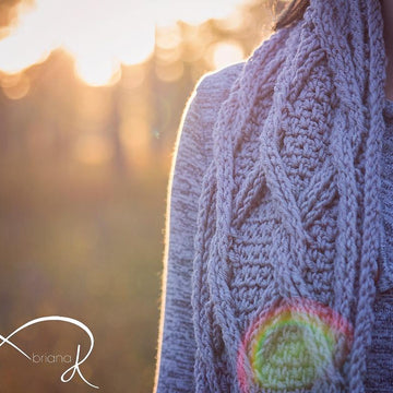 Infinity Chic Sheep Cable Scarf