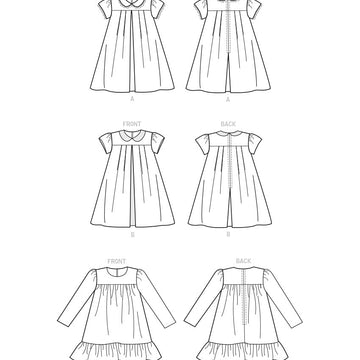 Vogue Children's and Girls' Dress V1857 - Sewing Pattern