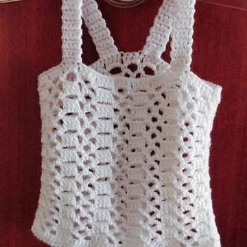 Crop top de verano a crochet