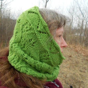 Swirling Leaves Neck Warmer