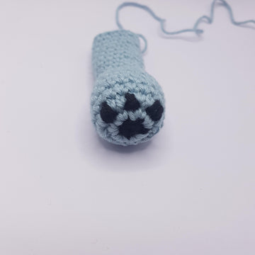 Crochet bear comforter and teether