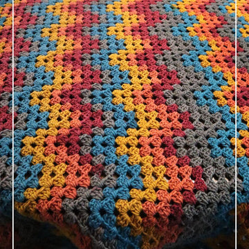 Granny Ripple Zigzag Blanket
