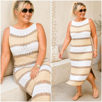 Crochet Pattern Summer Dress SERENZA | Open Back Crochet Dress | Women's Dress PDF