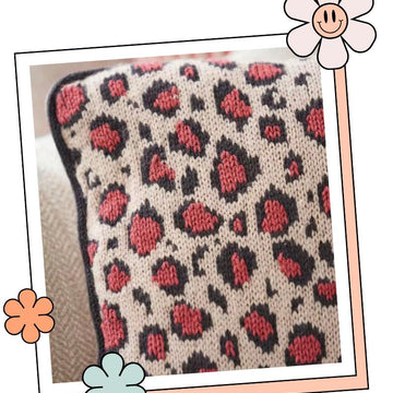 Leopard Print Cushion