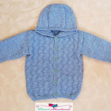 Waves Hooded Cardigan