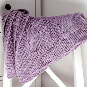 HEARTS Blanket (Aran Yarn)