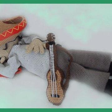 Mexican Hernando amigurumi doll