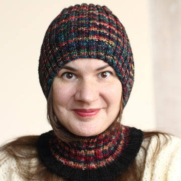 Laura Knit Balacava for DK