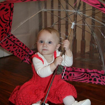 Baby in Pink - with Snowman