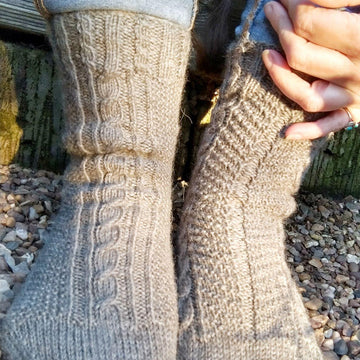 Forest Gansey Socks