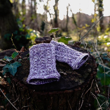 Love In A Mist Fingerless Mitts