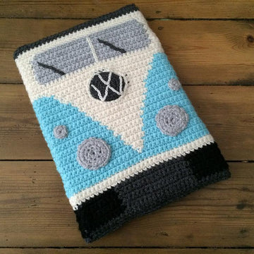 Crochet VW Campervan Sleeve for 13″ device