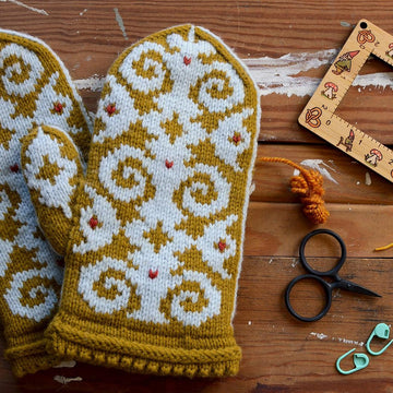 Flocked Mittens
