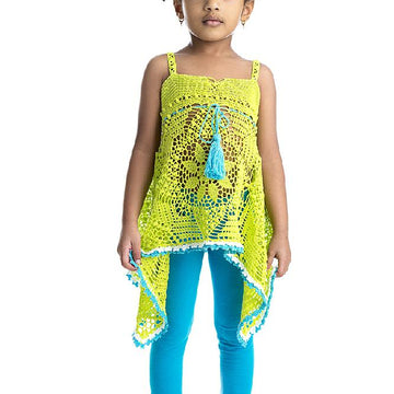 Petalline Dress & Poncho