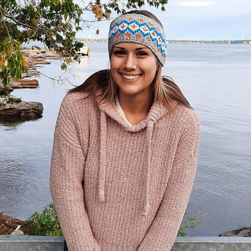 Diamond & Cross Headband