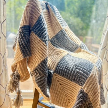 Twilight Chess Checkered Blanket