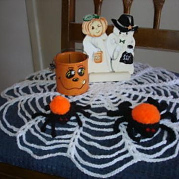 Halloween Spider Doily
