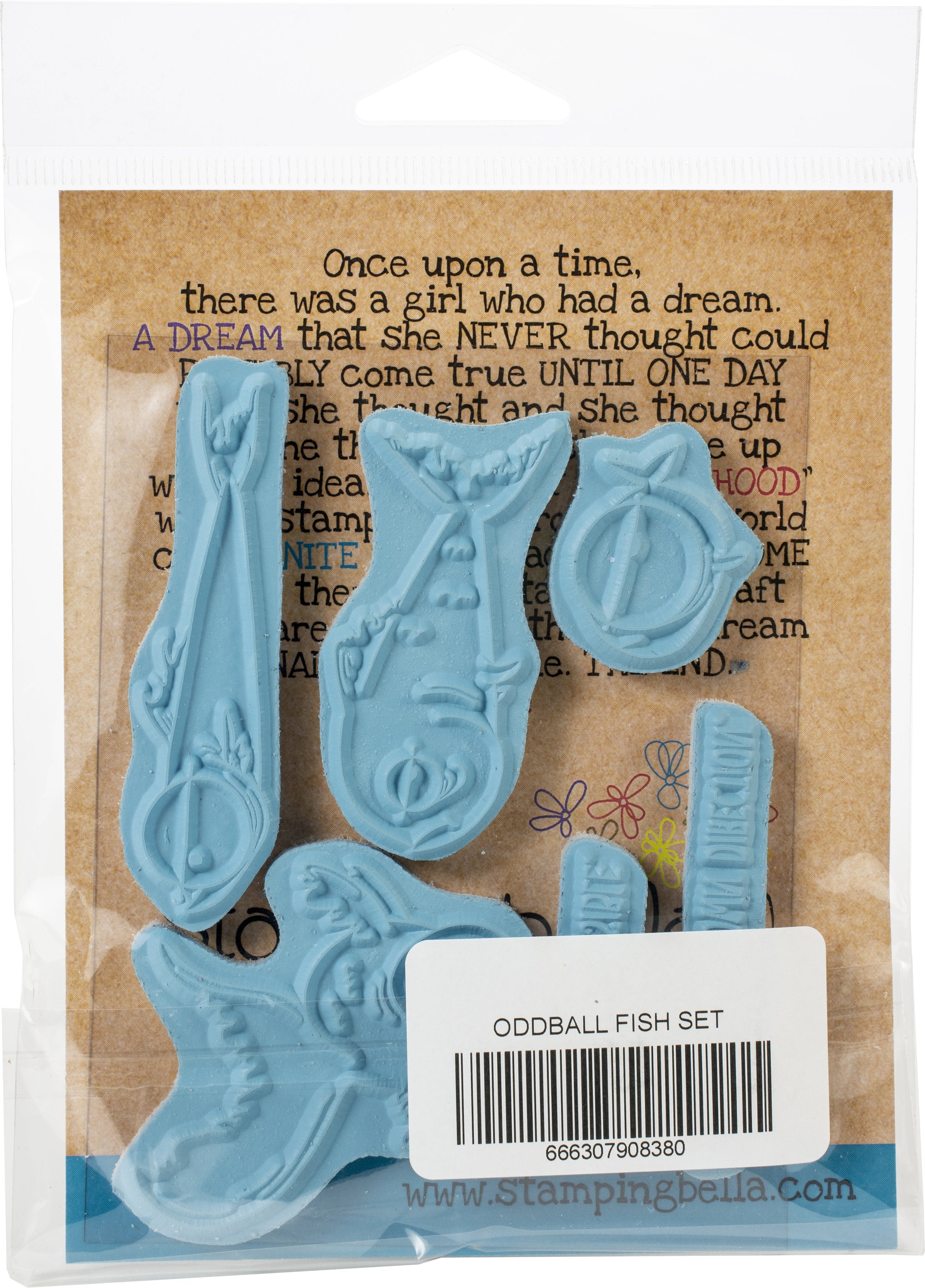 Stamping Bella Cling Stamps - Oddball Fish Set