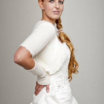 Bridal cardigan short sleeves