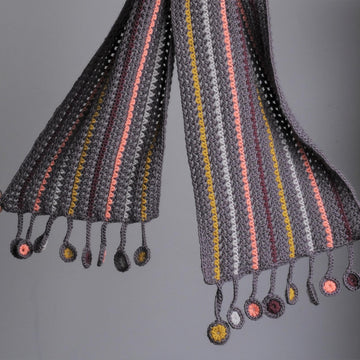 Crochet Teardrop Scarf