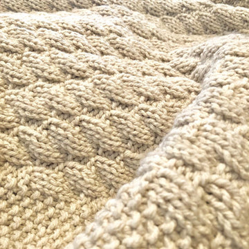 Super Easy Faux Cable Afghan