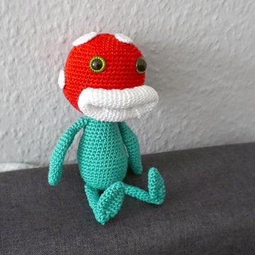 Häkelanleitung für die Amigurumi Piranha-Pflanze