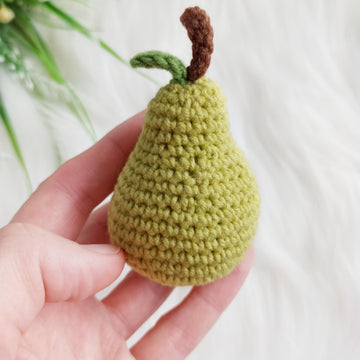 Crochet pear pattern