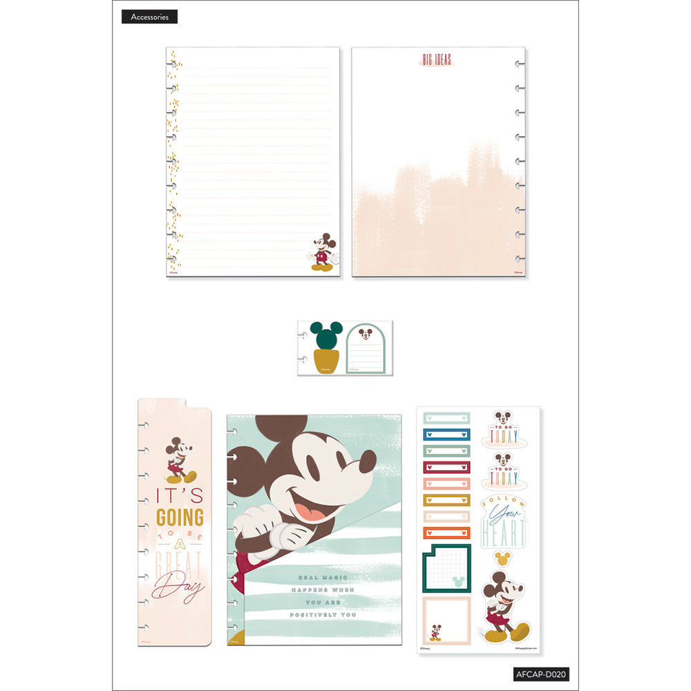 The Happy Planner Disney © Mickey Oasis Classic Accessory Pack
