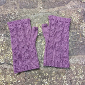 Faux Cable Mittens